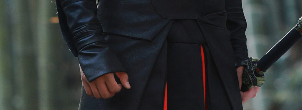 Close up of curled fingers of male model's hand